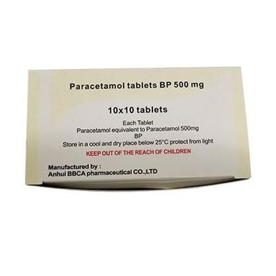 Acetaminophen ταμπλέτα παρακεταμόλης δόσης 500 mg 650 MG για τον πονοκέφαλο